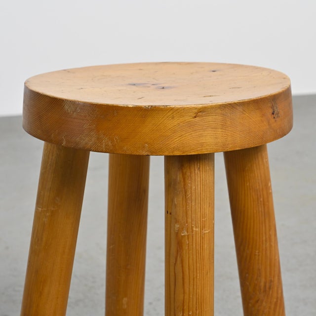 1960s Stool by Charlotte Perriand for Les Arcs, 1960s For Sale - Image 5 of 10