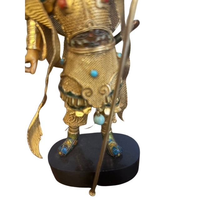 1970s 1970s Chinese Sumarai Warrior Figure Originally Distributed by SuHai For Sale - Image 5 of 10