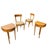 Biedermeier Cherrywood Chairs and Side Tables, Set of 4 For Sale - Image 14 of 18