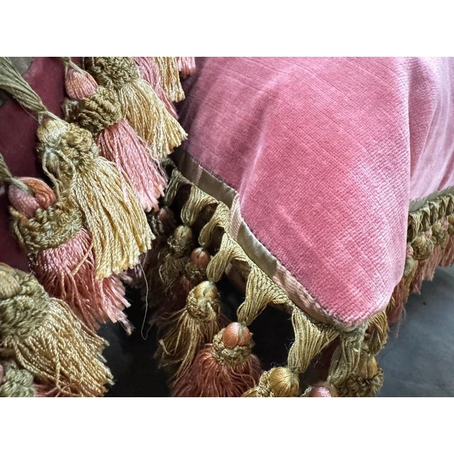 Vintage French Aubusson Tapestry Pillows - Set of 3 For Sale - Image 12 of 16