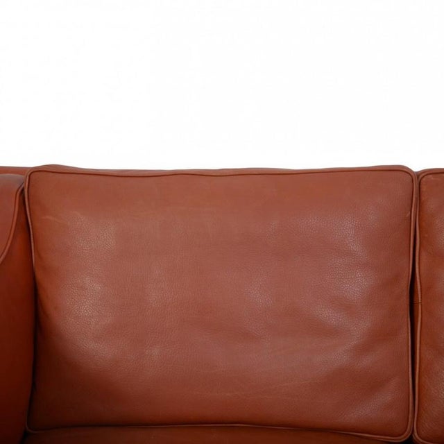 2213 3-Seater Sofa in Cognac Leather by Børge Mogensen, 1997 For Sale - Image 4 of 18
