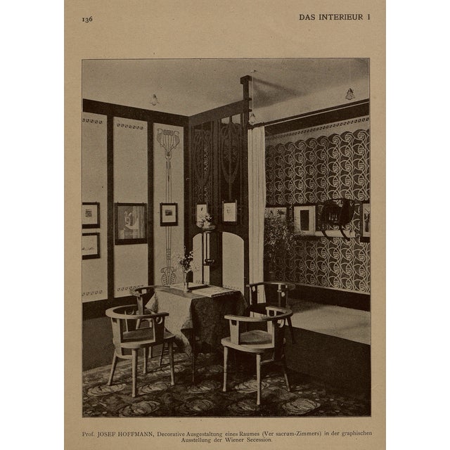 Original secessionistic table by Prof. Josef Hoffmann & Joseph Maria Olbrich, Vienna, 1900 For Sale - Image 18 of 18