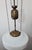 Metal Art Deco Adjustable Pendant Lamp in Brass and Opal Glass, 1930s-1940s For Sale - Image 7 of 14