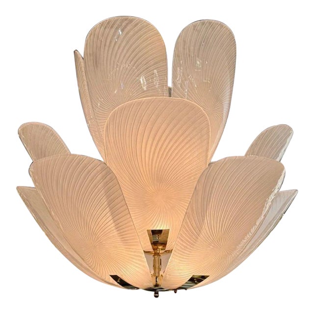Murano Tulip Chandelier For Sale