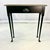 Postmodern 1990s Post Modern Boho Chic Black Thin Style Console Table. For Sale - Image 3 of 11