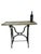 Industrial Husqvarna Attributed Cast Iron Sewing Machine Table, Garden / Primitive Patina, Early 20th Century For Sale - Image 3 of 12