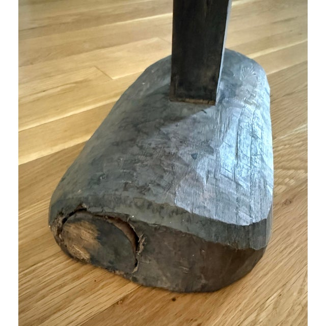 Hand Carved Wood Sculpture For Sale - Image 12 of 12