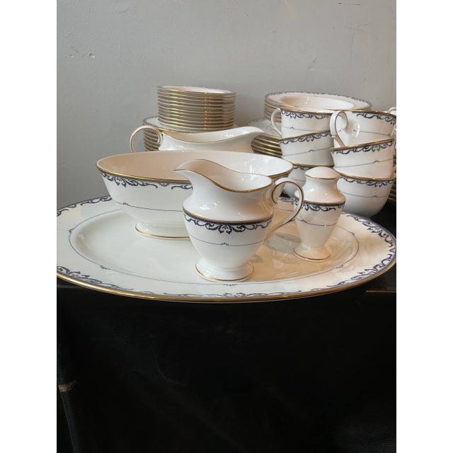 Early 21st Century Lenox Royal Scroll Dinnerware Set - 67 Pieces For Sale - Image 4 of 10