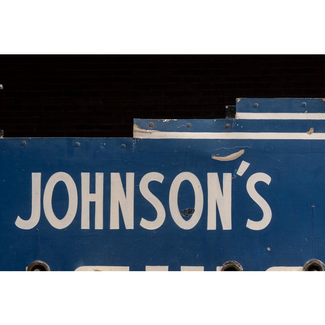 Vintage "Johnson's Jeweler-Watch Repairing" Double-Sided Neon Sign For Sale - Image 17 of 17