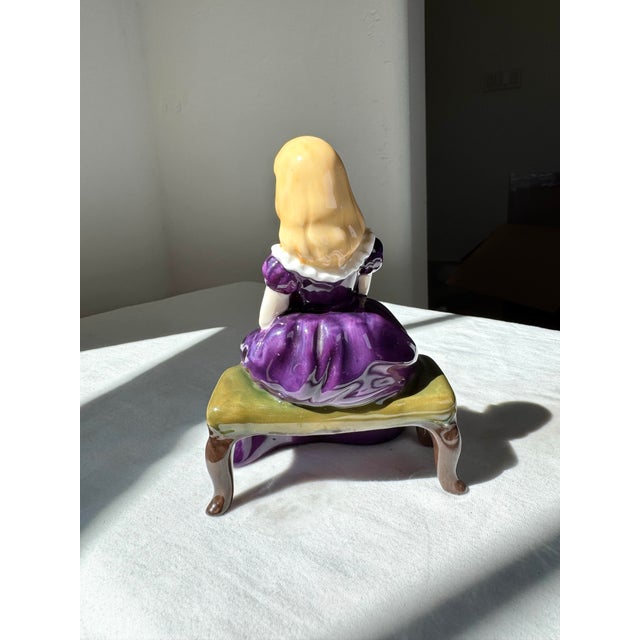 Royal Doulton Mid 20th Century Royal Doulton Figurine ~ “Affection” ~ Hn 2236 For Sale - Image 4 of 12