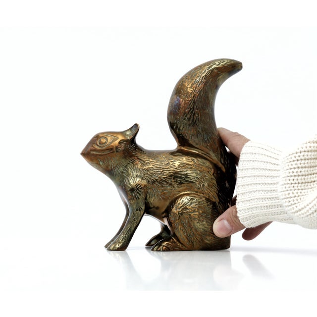 Vintage Brass Squirrel Figurine. This listing is for an adorable brass squirrel figurine. Place this cutie in any room for...