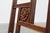 Art Deco Oak Side Chair with Carved Rosette Back and Turned Front Legs, 1890s For Sale - Image 11 of 16