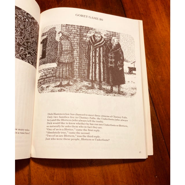 1940s Edward Gorey Games With Larry Evans Softcover Book For Sale In Dallas - Image 6 of 9