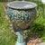 Antique Very Large Chinoiserie Enameled Porcelain Emerald Green With 24k Gold Koi Fish Planter/Jardiniere For Sale - Image 11 of 12