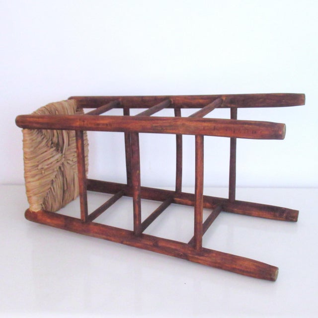 Rustic High Stool by Charlotte Perriand, 1960s For Sale - Image 6 of 11