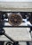 Faux Stone Plant Stand Side Table 3 Tier Vintage Neoclassical Metal 25" For Sale - Image 9 of 11