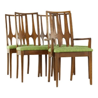 Broyhill Brasilia Mid Century Dining Chairs With 1 Captain - Set of 5 For Sale