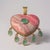 Large Rhodochrosite Heart Pendant With Emeralds & 14k Gold For Sale - Image 10 of 14