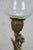 Brass Vintage Brass Griffin Dragon Sphynx Hurricane Candle Holder Chamberstick 7" For Sale - Image 8 of 14