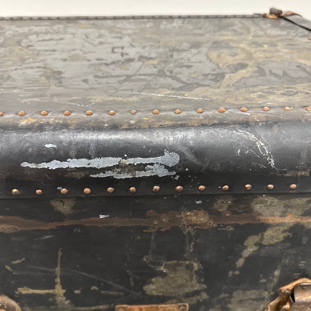 Hartmann Steamer Trunk, Vintage For Sale - Image 10 of 12