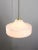 Mid-Century Italian White Glass & Brass Pendant Lamp For Sale - Image 6 of 13
