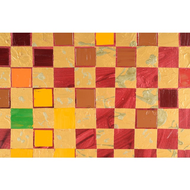 Abstract Colorful Squares #2 by Marc Foster Grant For Sale - Image 3 of 5
