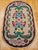 Textile Vintage American Hand Hooked Rug, Wool & Cotton, Floral Pattern, Folk Art Tapestry, 3x5 For Sale - Image 7 of 15