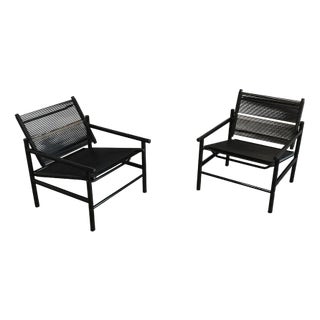 Set of Fly Line Armchairs by Giandomenico Belotti for CMP Padova, 1980s For Sale