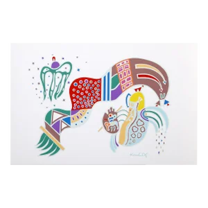 Abstract 1, Wassily Kandinsky Screenprint Poster, Signed in Plate