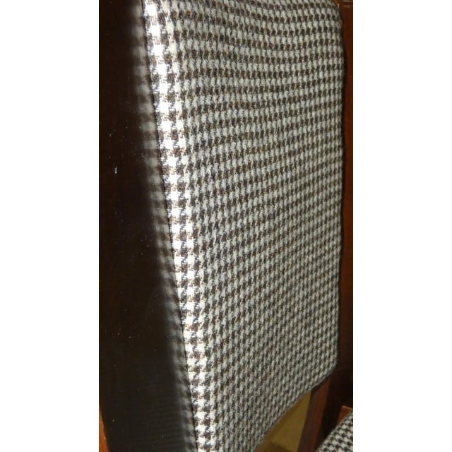 Chairs in Wood and Tweed by Acerbis International, Italy 1980s, Set of 4 For Sale - Image 17 of 18