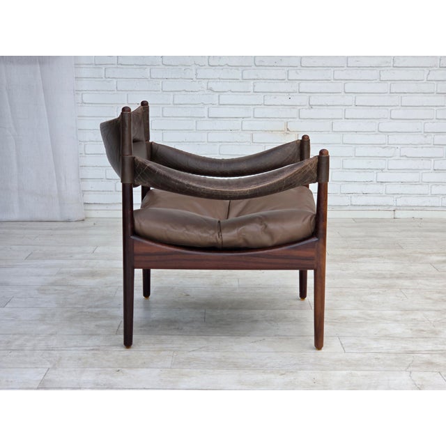 Danish Modus Lounge Chair by Kristian Vedel for Søren Willadsen Møbelfabrik, 1974 For Sale - Image 9 of 18