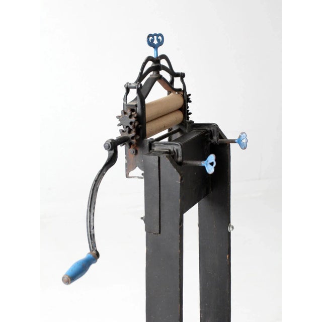 Antique Laundry Wash Wringer With Stand For Sale - Image 11 of 12
