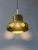 Mid-Century Green Ceramic Pendant Light, West Germany For Sale - Image 4 of 12
