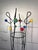 Roger Feraud Treble Clef Coat Rack attributed to Roger Feraud, France, 1950s For Sale - Image 4 of 10