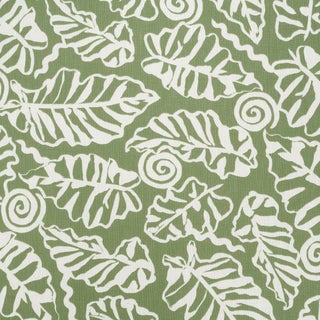 Schumacher Del Mar Indoor/Outdoor Fabric In Verde For Sale