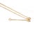 VRJewels 3.22 Carat Black Diamond Pear Solitaire Necklace in 14k Yellow Gold For Sale - Image 11 of 17