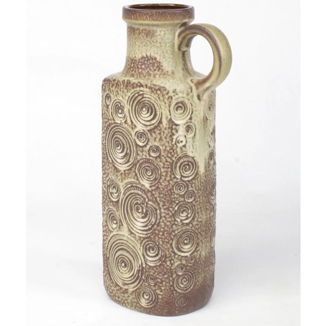 Scheurich Keramik 1950s Scheurich Ceramic Tall Glazed Ceramic Jug For Sale - Image 4 of 9