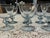 6 Vintage Blue Swedish GULLI INGRID Sherbet Champagne Glasses Skruf 4 1/4" SET of 6 vintage prestigious estate find...