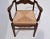 Late 20th Century European Ladder Back Folk Rush Seat Arm Chairs For Sale - Image 9 of 11