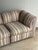Beige 1980s Vintage Postmodern Striped Pillow-Back Three-Piece Modular Sofa For Sale - Image 8 of 17