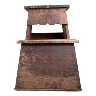 Minimalist Fumidai Step Stool, Japan, 1920s For Sale