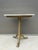 Authentic French bistro table from the Belle Époque period, dating circa 1890–1910, featuring a white marble top with...