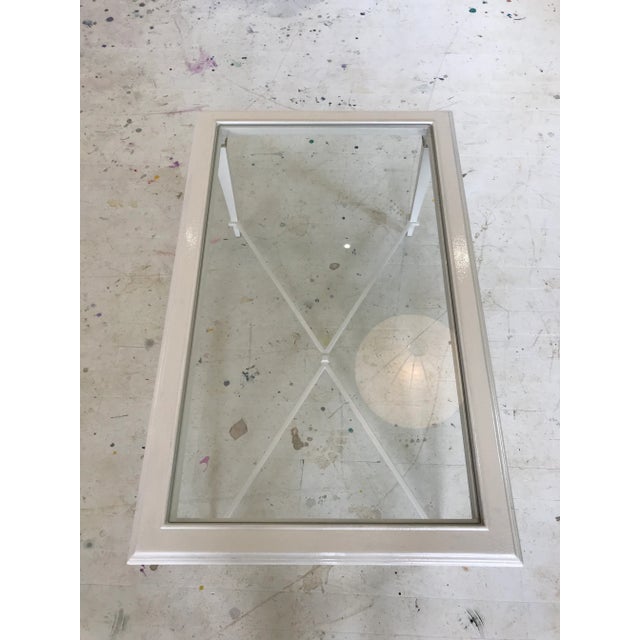 1980s Neoclassical Style Coffee Table by Scully & Scully For Sale - Image 5 of 12