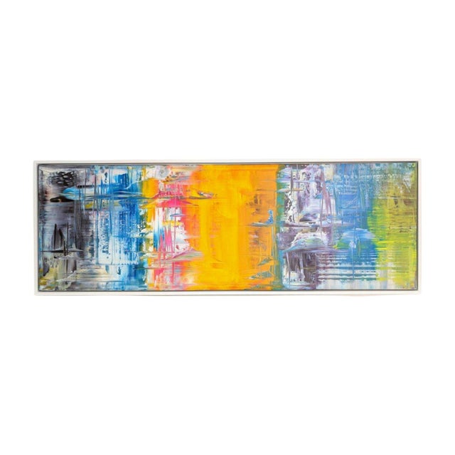 Kim Dieu, Modern Abstract Composition, Acrylic on Canvas, Framed For Sale - Image 4 of 4