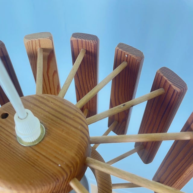 Mid-Century Modern Scandinavian Pine Suspension, 1970s For Sale - Image 11 of 16