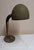 Metal Vintage Adjustable Desk Lamp with Brass Base, Black Coated Flex Arm and Olive Green Metal Reflector, 1970s For Sale - Image 7 of 7