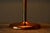 Metal Art Deco Table Lamp in Patinated Copper with Brass and Satin Glass, 1950s For Sale - Image 7 of 10
