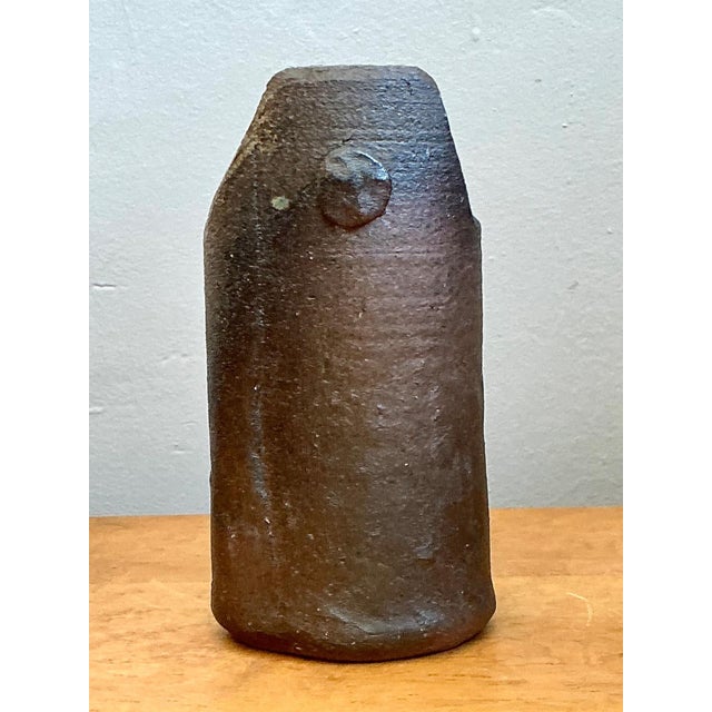 Vintage Handcrafted Earthenware Vessel For Sale - Image 12 of 12