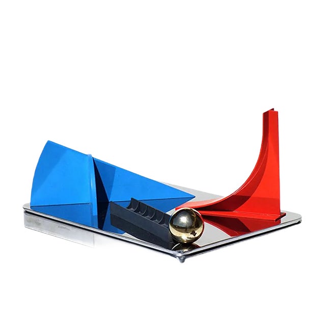 Postmodern Neodada Italian Sculpture by Lucio del Pezzo, 1980s For Sale