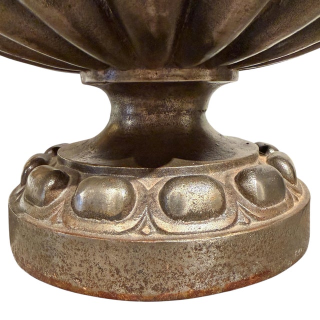 French Cast Iron Urn For Sale - Image 11 of 11
